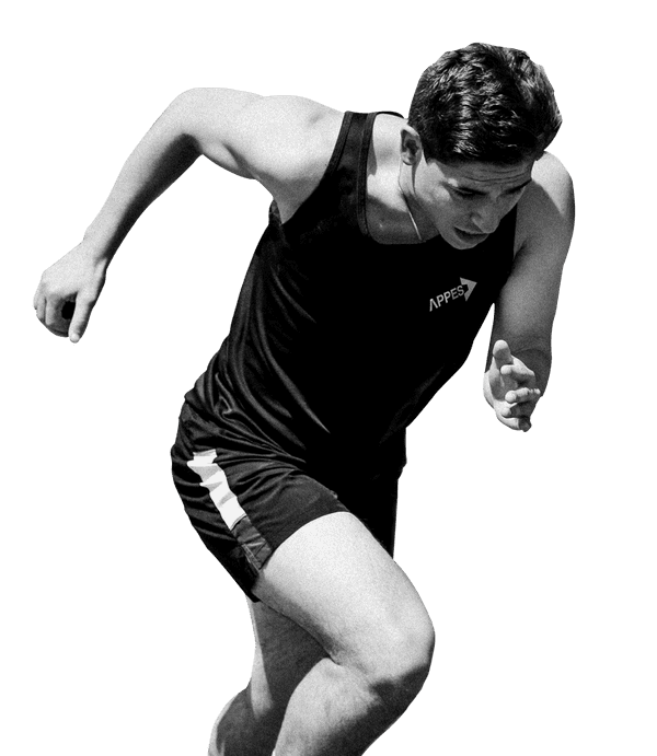 Athlete running marathon image