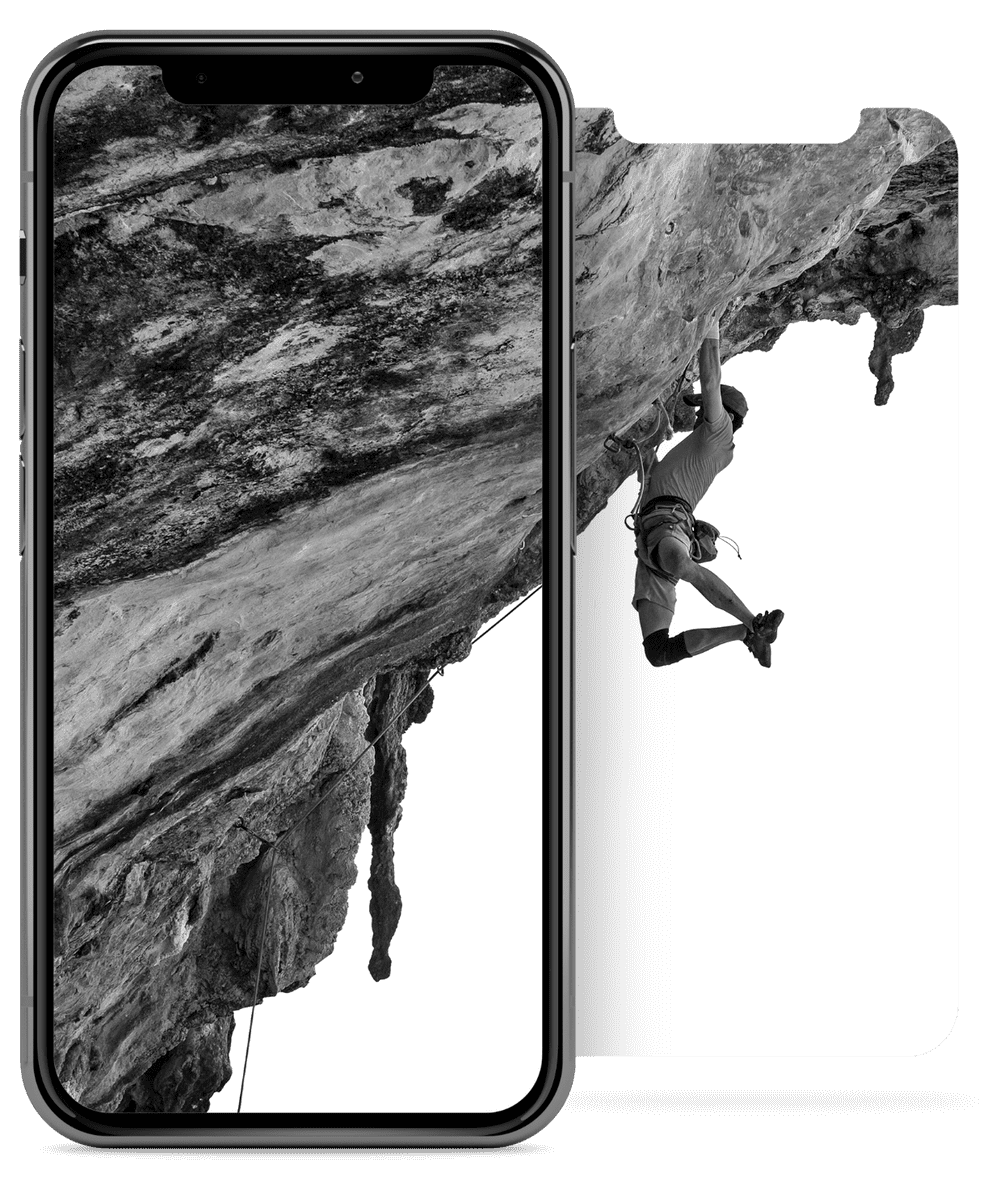 Rock climbing image